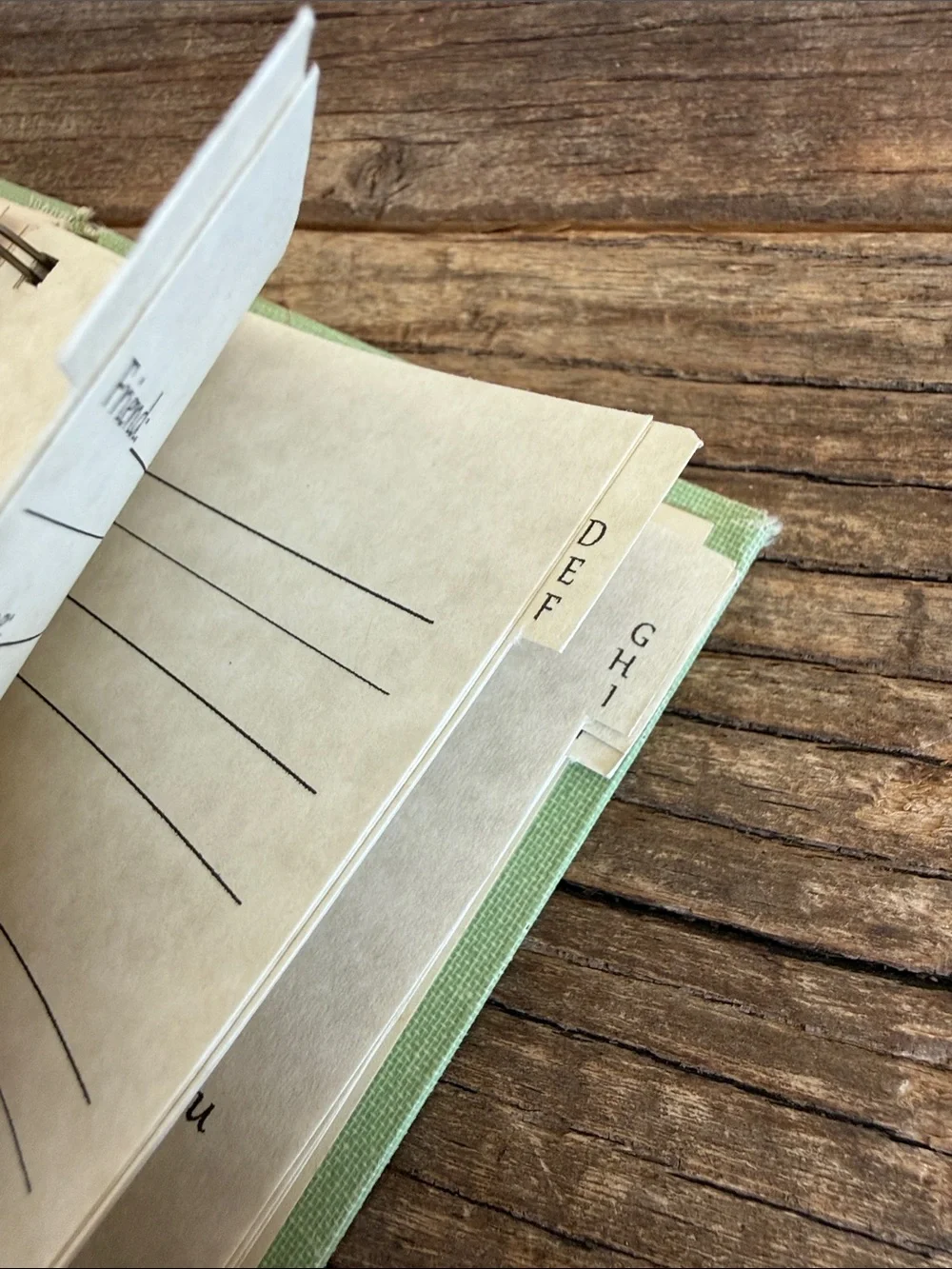 Darling vintage style Address Book